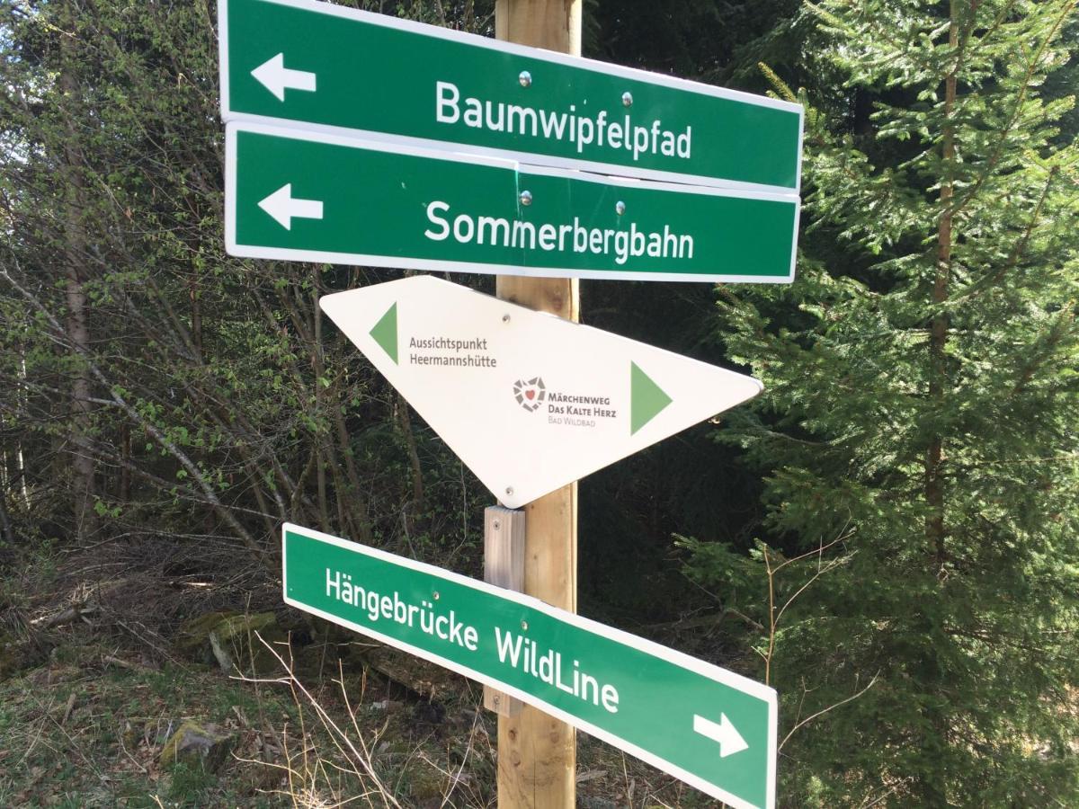 Ferienwohnung Kuckuck Auf Dem Sommerberg Incl Schwarzwaldcard Plus - 2 Zimmer 50Qm Bad Wildbad Exteriör bild