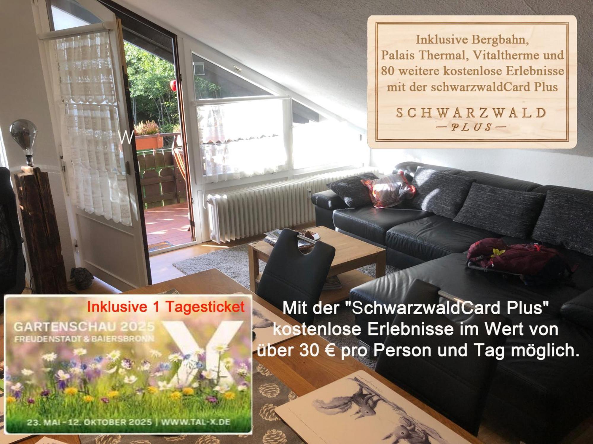 Ferienwohnung Kuckuck Auf Dem Sommerberg Incl Schwarzwaldcard Plus - 2 Zimmer 50Qm Bad Wildbad Exteriör bild